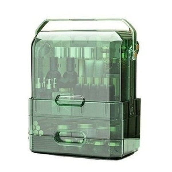 Large Capacity Desktop Cosmetic Storage Box. Organizer Cosmetic Storage Box Makeup Organizer Lipstick Holder Clear Acrylic Drawer. Type: Household Storage Containers.