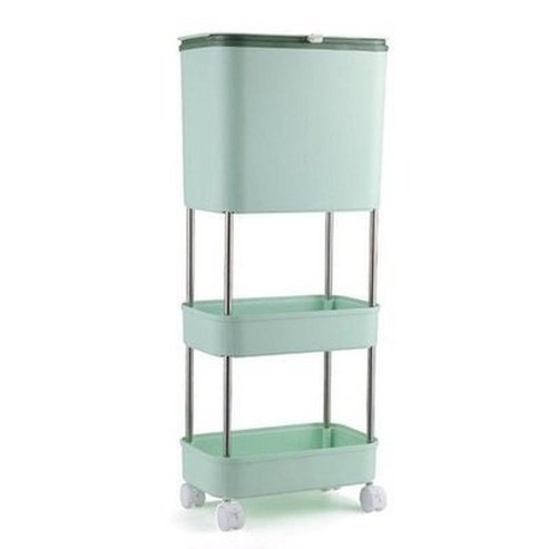 Multi-layer Dustbin Trash Cans & Wastebaskets 3-tier green Multi-layer Recycling Dustbin – Dondepiso