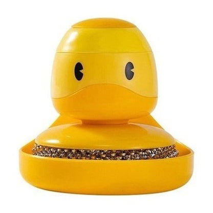 Duckling Scourer Sponges & Scouring Pads Yellow Duckling Scourer With Mushroom-Shaped Handle · Dondepiso