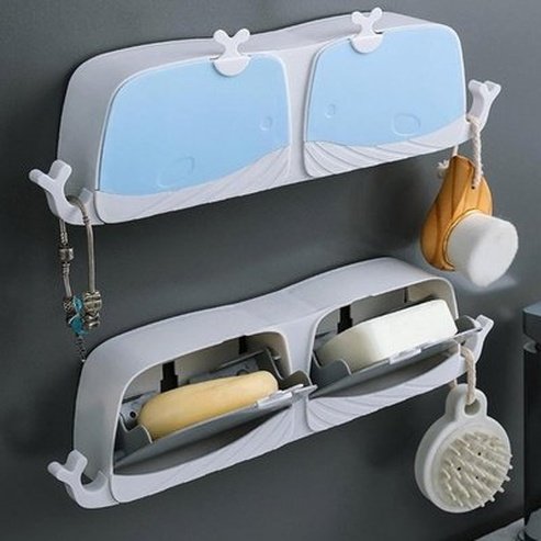 Double Box Soap Dish Soap Dishes & Holders Wall Mount Double Box Soap Dish · Dondepiso