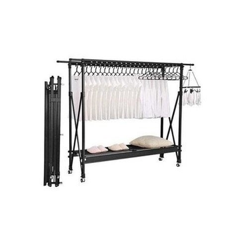 Floor Coat Rack Drying Racks & Hangers Black Indoor And Outdoor Foldable Floor Drying Rack · Dondepiso