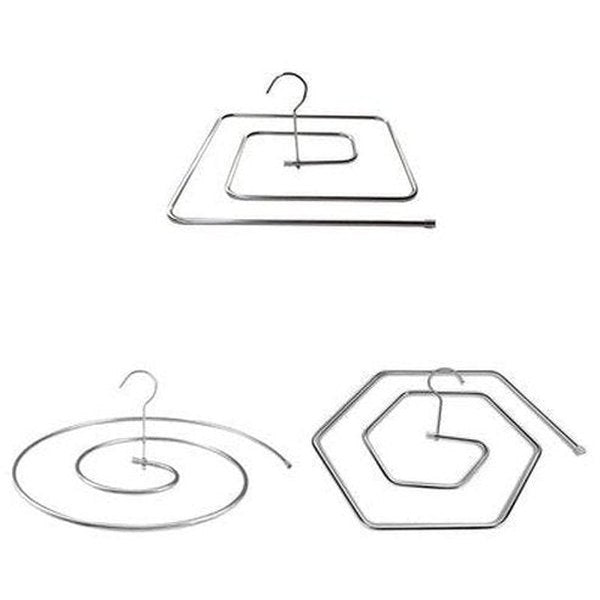 Drying Rack Spiral Drying Racks & Hangers Space Saving Steel Rotating Spiral Clothesline – Dondepiso