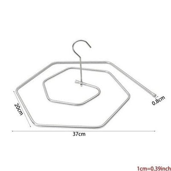 Drying Rack Spiral Drying Racks & Hangers Space Saving Steel Rotating Spiral Clothesline – Dondepiso