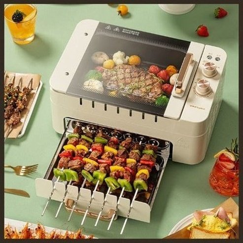 Automatic Rotating Electric Grill Indoor 