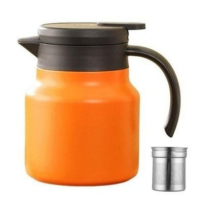 Filter Teapot Electric Kettles Orange Large Capacity Filter Teapot With Handle · Dondepiso