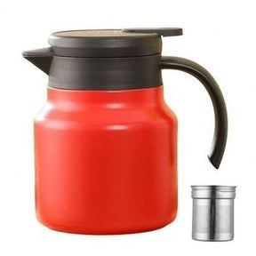 Filter Teapot Electric Kettles Red Large Capacity Filter Teapot With Handle · Dondepiso