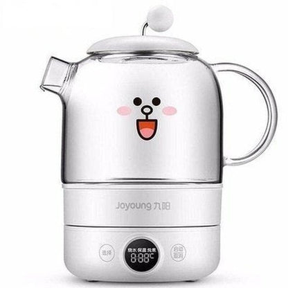 LINE FRIENDS  Electric Kettle Electric Kettles Connie Rabbit LINE FRIENDS Kawaii Brown Sally Cony Electric Kettle - Dondepiso