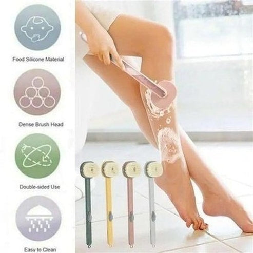 Exfoliating Bath Brush Bath Brushes Long Handled Exfoliating Bath Brush – Dondepiso