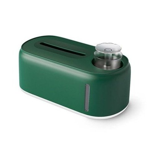 Humidifying Tissue Box Facial Tissue Holders Green Automatic Humidifying Push Button Tissue Box – Dondepiso