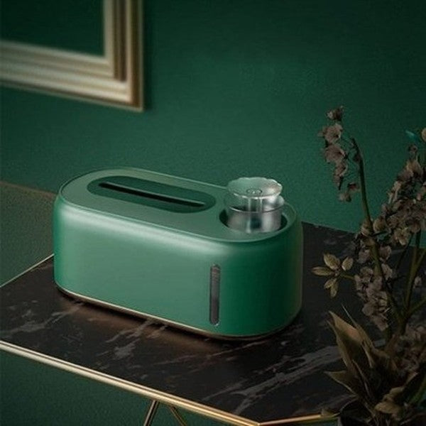 Humidifying Tissue Box Facial Tissue Holders Automatic Humidifying Push Button Tissue Box – Dondepiso