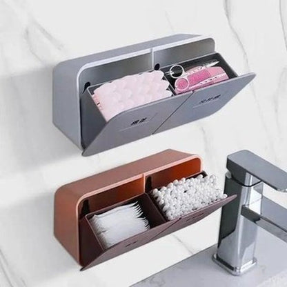 Cotton Pad Storage Facial Tissue Holders Bathroom Organizer Cotton Pad Storage Box – Dondepiso