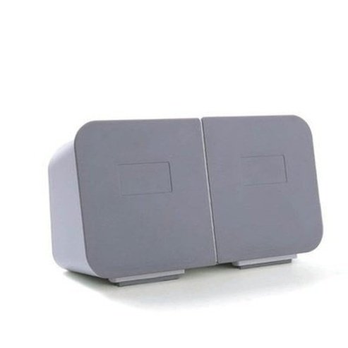 Cotton Pad Storage Facial Tissue Holders white-grey Bathroom Organizer Cotton Pad Storage Box – Dondepiso