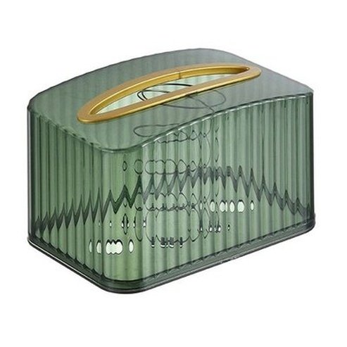 Desktop Pull-out Tissue Box Facial Tissue Holders Green Decorative Removable Desktop Pull-out Tissue Box · Dondepiso