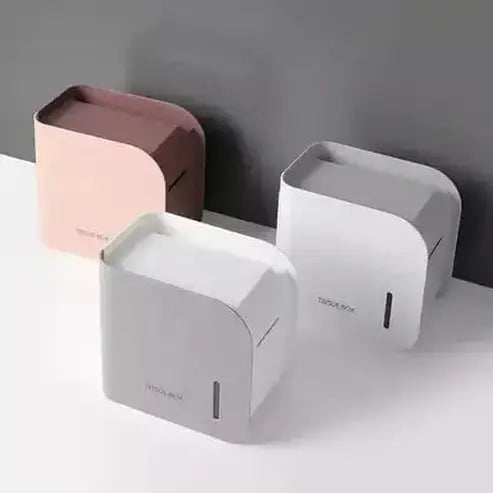 Toilet Tissue Box Holder Facial Tissue Holders Wall Mount Waterproof Toilet Tissue Box Holder – Dondepiso