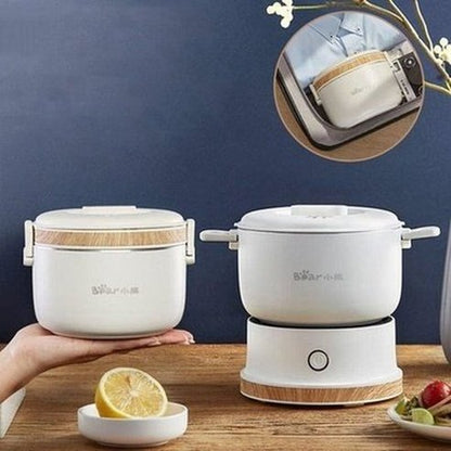 Collapsible Electric Multicooker Food Cookers & Steamers White