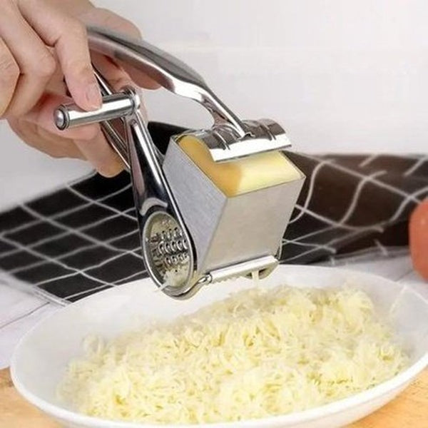 Rotary Cheese Grater Food Graters & Zesters Rotary Cheese Grater 4 Drum Blade – Dondepiso