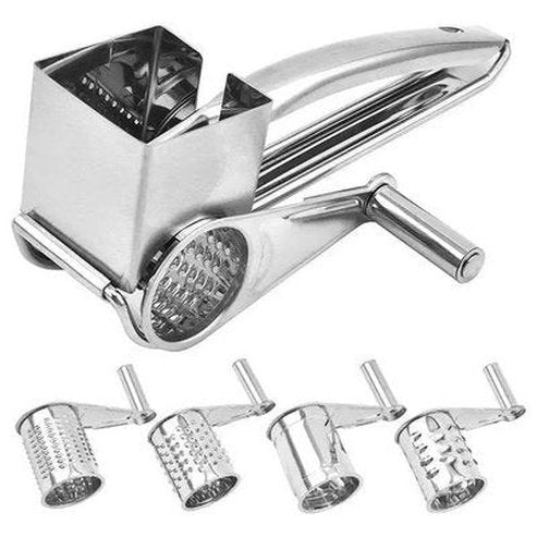 Rotary Cheese Grater Food Graters & Zesters Green Rotary Cheese Grater 4 Drum Blade – Dondepiso