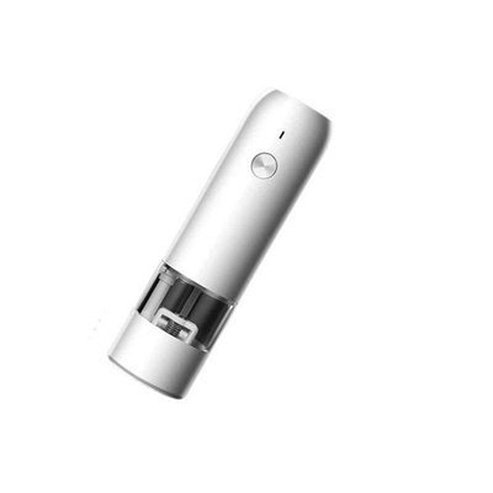 Electric Pepper Grinder Food Grinders & Mills White USB Rechargeable Manual Electric Pepper Mill · Dondepiso