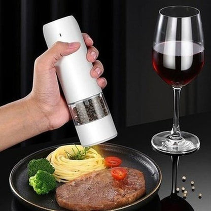 Electric Pepper Grinder Food Grinders & Mills USB Rechargeable Manual Electric Pepper Mill · Dondepiso