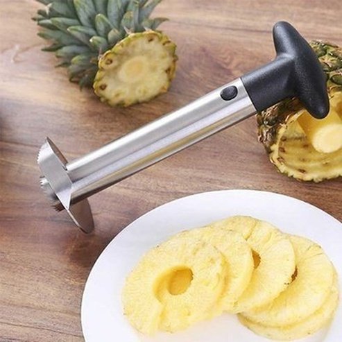Pineapple Corer Manual Removal Food Peelers & Corers Silver Household Pineapple Corer Manual Removal · Dondepiso