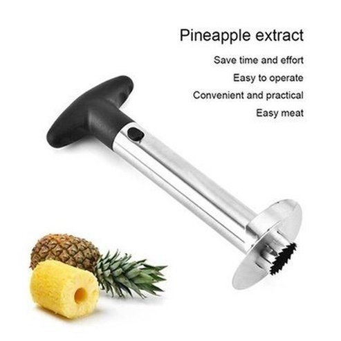 Pineapple Corer Manual Removal Food Peelers & Corers Silver Household Pineapple Corer Manual Removal · Dondepiso