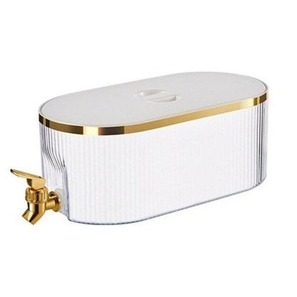 Water Container With Faucet Food Storage Containers White 5.3L Fridge Water Container With Faucet · Dondepiso