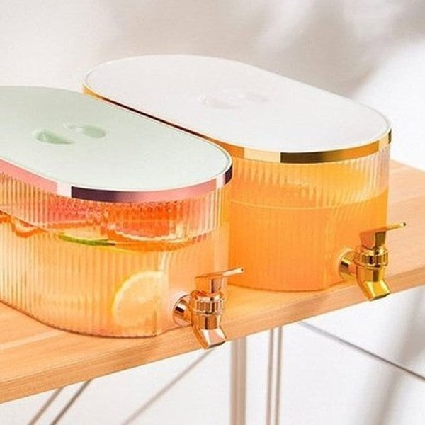 Water Container With Faucet Food Storage Containers 5.3L Fridge Water Container With Faucet · Dondepiso