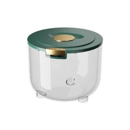 Sealed Rice Container Food Storage Containers Green Clear Round Sealed Rice Storage Container · Dondepiso