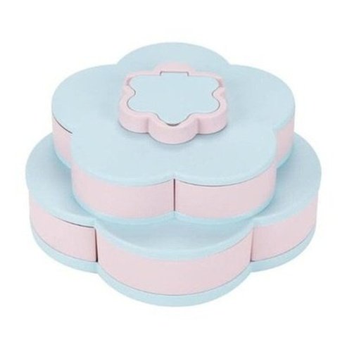 Flower Snack Box Food Storage Containers Cute Rotating Flower Petal Snack Storage Box · Dondepiso