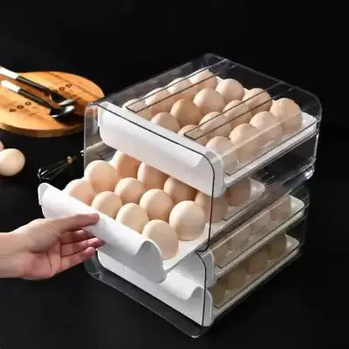 Egg Storage Box Food Storage Containers Egg Storage Container With Drawer Box · Dondepiso