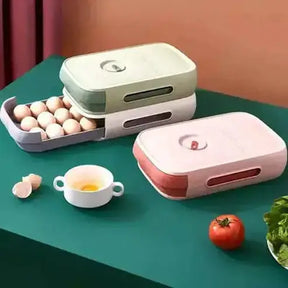 Egg Storage Box Food Storage Containers Large Capacity Egg Storage Box Refrigerator · Dondepiso