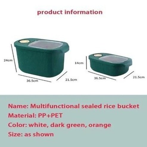 Sealed Rice Box Food Storage Containers Large Capacity Rice Storage Sealed Rice Box – Dondepiso