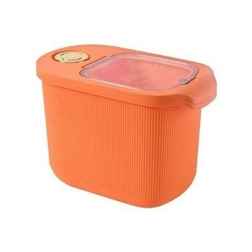 Sealed Rice Box Food Storage Containers orange / 10kg Large Capacity Rice Storage Sealed Rice Box – Dondepiso