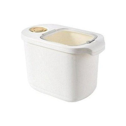 Sealed Rice Box Food Storage Containers White / 10kg Large Capacity Rice Storage Sealed Rice Box – Dondepiso