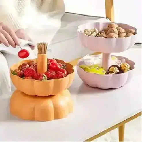 Pumpkin Snack Tray Food Storage Containers Pumpkin Snack Tray with Lid Removable Storage – Dondepiso
