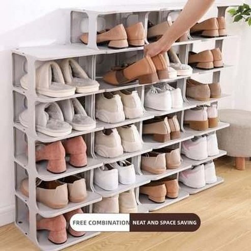 Free Combination Shoe Rack Organizer for Closet 