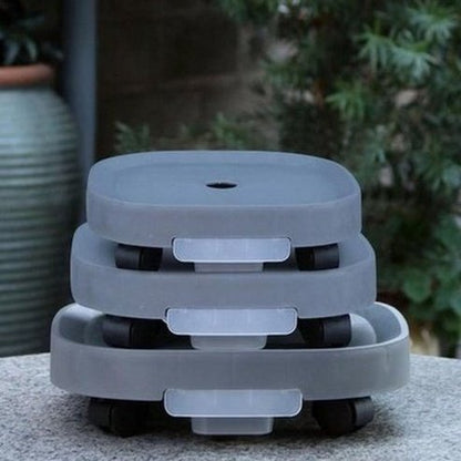 Roller pot tray Garden Pot Saucers & Trays Pot Stand With Wheel For Easy Mobility · Dondepiso