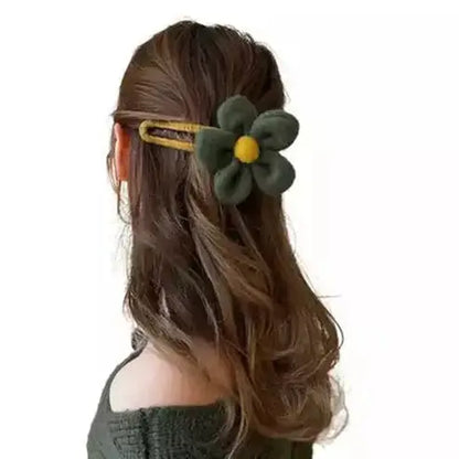 Autumn Flower Hairpin Hair Forks & Sticks B Large Autumn Flower Hairpin Plush Women – Dondepiso