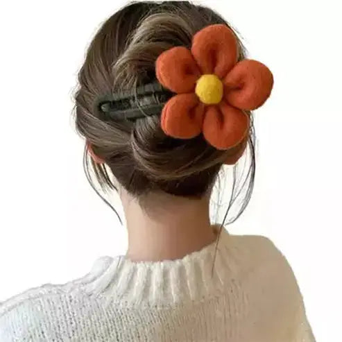Autumn Flower Hairpin Hair Forks & Sticks A Large Autumn Flower Hairpin Plush Women – Dondepiso
