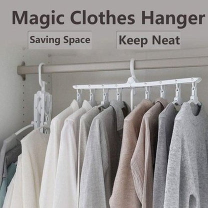 Multi Clip Clothes Hanger Hangers Rotating Multi Clip  Hanger Clotset Organizer · Dondepiso