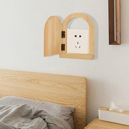 Decorative Switch Frame Home Decor Decals 3D House Design Decorative Switch Wooden Frame · Dondepiso