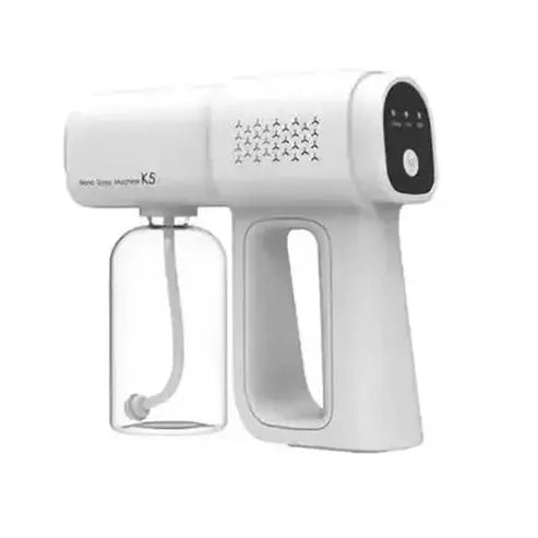 Disinfection Sprayer Gun Household Cleaning Supplies White Blue Light Disinfection Mist Machine Gun Sprayer · Dondepiso
