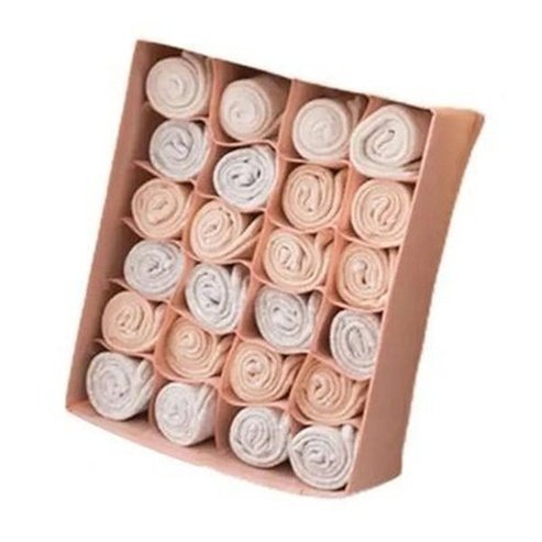 Closet Hanging Shelves Household Drawer Organizer Inserts Pink Compartmentalized Underwear Organizer Box – Dondepiso