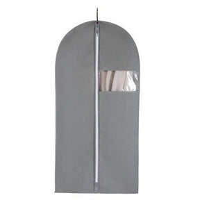 Hanging Clothes Cover Household Storage Bags Gray Dustproof Hanging Clothes Cover with Zipper · Dondepiso