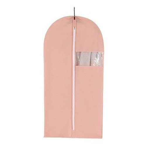 Hanging Clothes Cover Household Storage Bags Pink Dustproof Hanging Clothes Cover with Zipper · Dondepiso