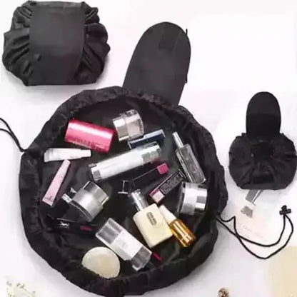 Fabric Cosmetics Organizer Household Storage Bags Foldable Cloth Drawstring Cosmetic Organizer Bag · Dondepiso