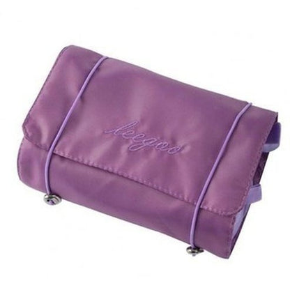 Separable Cosmetic Bag Household Storage Bags Purple Foldable Useful 4 in 1 Mesh Separable Cosmetic Bag - Dondepiso