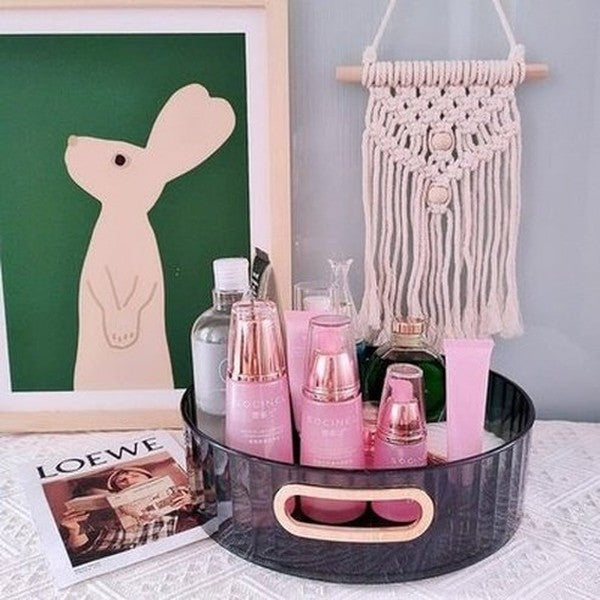 Rotating Sundries Organizer Tray Household Storage Containers 360 Degree Rotating Sundries Organizer Tray · Dondepiso