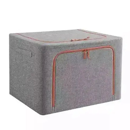 Clothes Storage Box Household Storage Containers Dark grey Foldable Large Capacity Clothes Storage Box – Dondepiso
