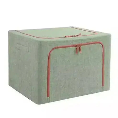 Clothes Storage Box Household Storage Containers green Foldable Large Capacity Clothes Storage Box – Dondepiso